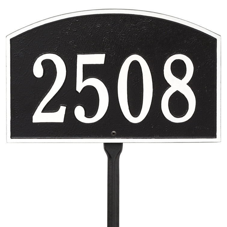 Old Century Legacy 1Line Lawn Address Sign & Reviews Wayfair